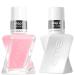 Essie Gel Couture Longwear Nail Polish Kit  Inside Scoop Gift Set  Sheer Pink Longwear Nail Polish + Top Coat  Gifts For Women And Men  0.46 Ounces Each
