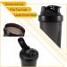 KANGSIT Protein Shaker Bottle with Stainless Steel Mixing Ball BPA- and DEHP-free Leakproof Flip On Lid- Protein & Supplement Shaker Bottle 400ml (Green) - Buy Online on SooperMarket.com