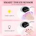 54W UV LED Nail Lamp for Gel Nail Curing | 3 Timers, LCD Display, Smart Sensor | USB Plug | Fingernail & Toenail Dryer (White) - Buy Online on SooperMarket.com