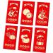 6 Pieces Chinese New Year Red Envelopes Lucky Money Envelope 2024 Dragon Hongbao Hong Bao for Spring Festival Birthday C Style C - Buy Online on SooperMarket.com