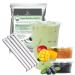 Honeydew Melon Bubble Tea Kit - Ultimate Bubble Tea Kit Gift with Honeydew Melon Tea Powder (30 Servings) Featuring Mango and Blueberry Juice Pobbles and Bubble Tea Paper Straws
