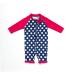 Bonverano Baby Girls UPF 50+ UV Protection One Pieces Sunsuit with Sun Cap(Rose Red 9-12Months) 9 Months Rose Red