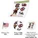 University of South Carolina Sticker Gamecocks USC Cocky Stickers Vinyl Decals Laptop Water Bottle Car Scrapbook T2 (Type 2) - Buy Online on SooperMarket.com