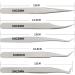 Lash Extension Tweezers Set - Curved & Straight Pointed Applicator Tool for Eyelash Extensions - Buy Online on SooperMarket.com