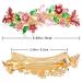 NAIHOD Vintage French Hair Barrettes - Luxurious Flower Leaf Butterfly Hair Clips - 3Pcs Bridal Hair Pins for Women & Girls - Wedding Party Jewelry - Buy Online on SooperMarket.com