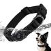 Airtag dog collar IP68 Waterproof Apple Air Tag keeper dog collar with Airtag holder reflective particularly durable dog collar for medium -sized dogs black l l black