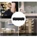 Neamou Extension Holder for Styling - Hair Extension Rack for Wall - Lightweight Wig Holder Hair Rack for Styling Coloring Blow Tape Weft Clip in Halo Extensions Black - Buy Online on SooperMarket.com