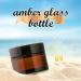 Tuakimce 10 Pack 30ml Refillable Cosmetic Glass Cream Containers with Lid - Ideal for Creams Lotions & Essential Oils - Buy Online on SooperMarket.com