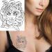 Dopetattoo Medusa Tattoo Temporary Fake Tattoos - 6 Sheets for Women, Men, Children, Boys, and Girls - Buy Online on SooperMarket.com