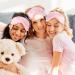 Jexine 24 Pcs Spa Headband Plush Sleep Eye Mask Bulk Set - Simple Style | Makeup Headband for Face Washing, Sleepover Party Supplies for Women - Buy Online on SooperMarket.com