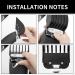Wahl Hair Clipper Guards Set - 1 1/4 1 1/2 2 NO.16 NO.12 NO.10 - Fits Most Size Clippers - Pack of 3 - Black - Buy Online on SooperMarket.com