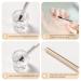 JASSINS Nail Clean Up Brushes - 3PCS Professional Gel Nail Polish Remover Tools for DIY Manicure & Cuticle Cleanup - Buy Online on SooperMarket.com