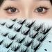 Mix Length Cluster Lashes 0.07mm D Curl | Soft & Wispy DIY Lash Extensions | HuXi Lashes-ZW28C - Buy Online on SooperMarket.com