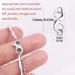 925 Sterling Silver Double Lobster Clasp Shortener Charm | Made in Italy | 11mm x 5mm | Jewelry Making Supplies - Buy Online on SooperMarket.com