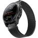 CUZOW Nylon Velcro Bands Compatible with Fenix 7/Fenix 6/6 Pro/Fenix 5/5 Plus/Epix 2  22mm Quick Easy Fit Nylon Watch Band Breathable Replacement for Forerunner 935/945/Approach s60/S62/Quatix 5/6 Black - Buy Online on SooperMarket.com