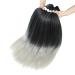 Xusuperb Ombre Silver Gray Pre-Stretched Braiding Hair - 20 Inch Soft Yaki Texture Extensions (6 Packs) | T1B/Gray# Kanekalon Hair for Stylish Braids - Buy Online on SooperMarket.com