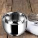 MagiDeal Stainless Steel Shaving Bowl - Unbreakable Double Layer Shaving Mug & Soap Cup for Men - Durable Gift for Husband - Buy Online on SooperMarket.com
