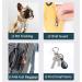 BRRAAVEES AirTag Keychain Holder - Anti-Lost PU Leather Case (3 Pack) - Pet Tracking Compatible - Buy Online on SooperMarket.com