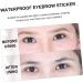 BELLIFFY 8pcs Imitation Eco Eyebrow Sticker False Eyebrows Hair-like Eyebrows Stickers Fake Transfer Stickers - Buy Online on SooperMarket.com