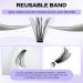 Buy Individual Eyelashes - 240 PCs DIY Cluster Eyelash Curl Mix 16-20mm for Extensions at Home - Buy Online on SooperMarket.com