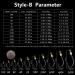 Dyxssm Stainless Steel Fishing Hooks with Leader Rigging - 3 Hook Line Rig for Fishing, 10# Style-b - Buy Online on SooperMarket.com