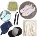 360 Sets 1/4 Inch Multi-Color Metal Grommet Eyelets Kit with Installation Tools - 12 Colors | Hotetey Grommet Tool Kit - Buy Online on SooperMarket.com