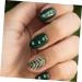 FOYTOKI 1 Glass Chip Shiny Nail Stickers Manicure Charm Glass Charms Filling DIY Epoxy Filling DIY Nail Art Crushed Glass Epoxy Charms Nail Art Rhinestones Irregular Glass Epoxy Fillers 0.5X0.3cm Green - Buy Online on SooperMarket.com