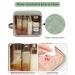 CUBETASTIC Makeup Bag  Portable Small Cosmetic with Handle Cute Clear Pouch with Makeup Brush - Green - Buy Online on SooperMarket.com