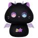 Mewaii 14'' Soft Purple Big Eyed Cat Mushroom Pillow Stuffed Animal Plush Plushie Squishy Toy - Cuddly Cat Plush for Kids Purple Big Eyed Cat 14 Inch