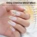 RARJSM Metallic Gel Liner Nail Art Set - Silver Bronze & Gold - 3D Mirror Chrome Effect - 8ml Gel Polish with Thin Brush for Home Salon - Curing Required - Buy Online on SooperMarket.com