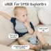 Bubba Bear Baby Cup with Straw | Weighted Sippy Cup for Babies 6+ Months | Non-Spill Bottle for Toddlers | Easy to Hold & Clean Water Bottle with Snack Pot Lid - Storm Grey - Buy Online on SooperMarket.com