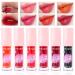 6 Colors Lip Tint Stain Set, Matte Velvet Lip Tint Watery Lip Stain Tint Moisturizing,Plumping Lips Shimmery Mini Liquid Lipstick, Non-Stick Cup, Waterproof, Long lasting Lip Color Makeup