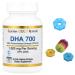 DHA 700 Fish Oil Compatible With California Gold Nutrition Ultra-Concentrated 1 000 mg 30 Fish Gelatin Softgels + Bonus Pill Organizer Weekly Pill Organizer Mini