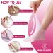Silicone Socks for Feet - Anti-Slip Moisturizing Foot Mask (4 Pack) + 60g Foot Cream - Soothing Care for Cracked Skin - Skin Color & Pink - Buy Online on SooperMarket.com