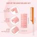 16 Pieces Hair Roller Curlers 1.18 Inch Plastic Hair Curlers with Steel Pintail Comb - Hairdressing Styling for Short and Long Hair - Buy Online on SooperMarket.com