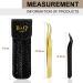 Eyelash Applicator - Rust-Free Eyelash Tweezers for Easy Application | Golden Eyelash Pliers with Brush - 1 PC for Artificial Eyelashes - Buy Online on SooperMarket.com