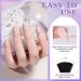 LKE Gel Nail Polish Kit with 72W UV Lamp - Barbie Pink Gel Polish Set with Top & Base Coat - Manicure DIY Gifts for Women - Buy Online on SooperMarket.com