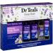 Dr. Teal's Melatonin 5-Piece Bath Gift Set - Better Sleep with 11oz Sleep Soak, 3oz Bath, Body Wash, Oil & Lotion - Mother's Day Spa Kit - Buy Online on SooperMarket.com