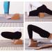 Multifunctional Cork Yoga Blocks 2 Pack - Trapezoid Set for Regular, Handstand, Wrist Support & Calf Stretch - Firm Exercise Accessories - Buy Online on SooperMarket.com