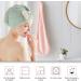 Galat e Hair Turban Set - 2 Microfiber Towel Dryers with Cute Rabbit Ears | Quick-Dry Headscarf for Long Hair - Pink & Green | Perfect for Women and Girls - Buy Online on SooperMarket.com
