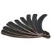 MRNHA 10 Double Sided 100/180 Grit/Bana Na Curved Nail Files UK Emery Board