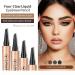 Buy Waterproof Microblading Eyebrow Pen - 4 Tip Soft Brown Pencil for Natural Looking Eyebrows Smudge-Proof & Long Lasting | International Shipping Available - Buy Online on SooperMarket.com