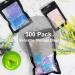 300 Pack Resealable Mylar Bags - Food Storage Smell Proof Bags with Front Window - Variety Sizes Pack for Snacks, Cookies, Jewelry - Black (3x4.7, 4x6, 4.7x7.9) - Buy Online on SooperMarket.com