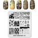 Alexnailart Christmas Nail Stamping Plate CH015 - Professional Manicure Stencil for Festive Nail Art - Buy Online on SooperMarket.com