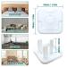 40 Pack White Square Socket Child Safety Plug Covers for Outlets - Hidden Handle for Kids Toddler Protection - Buy Online on SooperMarket.com