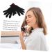 Alipis 1 Set 4pcs Gloves Curling Iron Glove Bumps Glove Anti-Scald Hairdressing Tool Black 21.5X12.2 cm - Buy Online on SooperMarket.com
