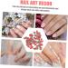 FRCOLOR 4 Pieces 5 Decorative Ornaments DIY Accessories for Nail Salons Face Ice Cubes Mobile Phone Shell Ornament Fruit Slices Nail Art Animal Decor Polymer Clay Manicure Charm - Buy Online on SooperMarket.com