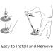 6 Pack Washable Microfiber Spin Mop Refill Heads Compatible with Hurricane Mopnado Spin Mop for Home, Office, and Commercial Use - Buy Online on SooperMarket.com