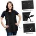 Amosfun Black Barber Apron Unisex Hair Salon Apron with 2 Pockets Stylist Apron Hairstylist Apron Restaurant Working Apron - Buy Online on SooperMarket.com