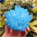 Natural Crystal Cluster White Specimen Ore Reiki Stone Raw Crystal Home Decor Decoration Gift 300-400g - Buy Online on SooperMarket.com